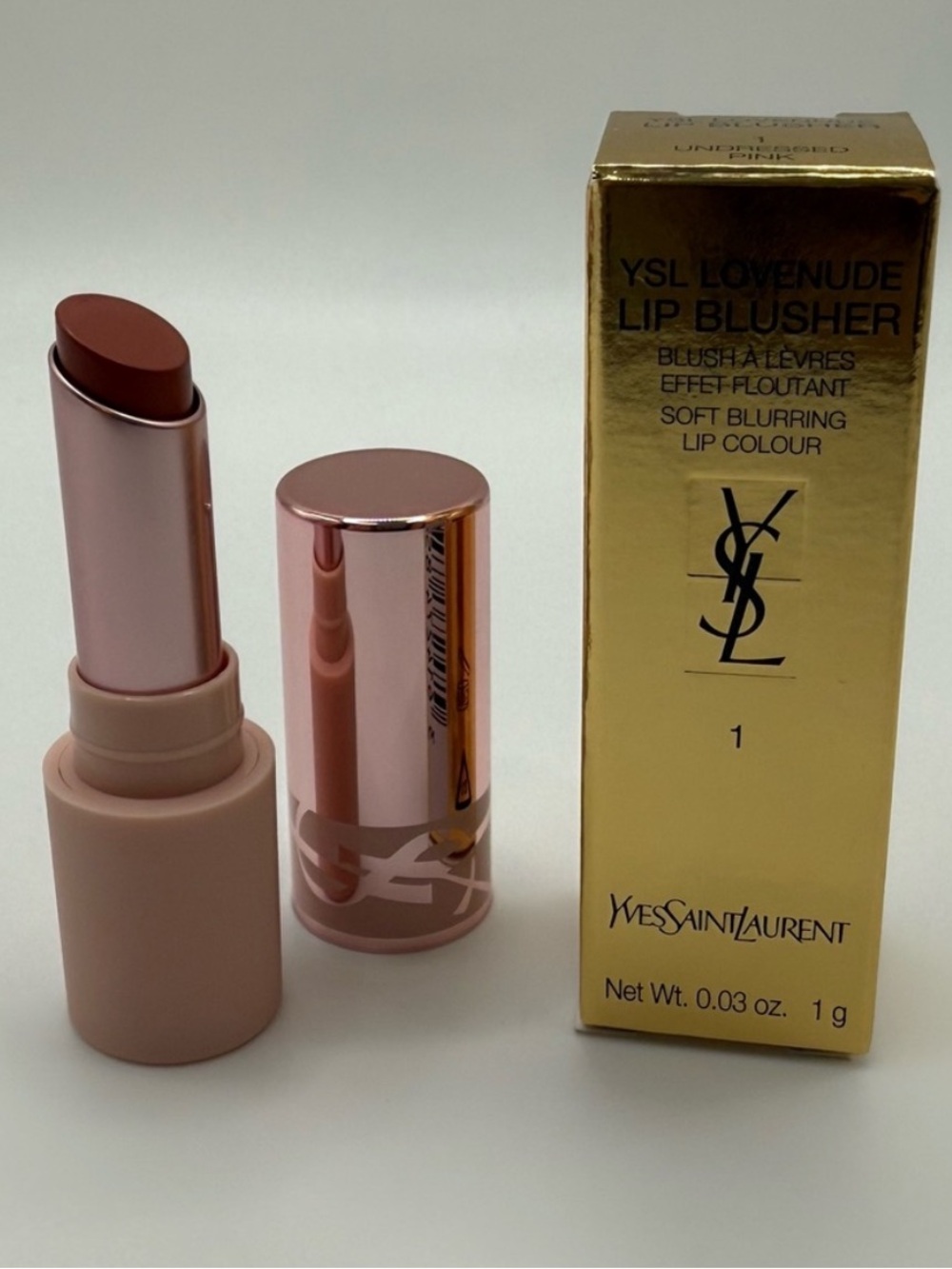 YSL NIB LoveNude Lip Blusher - Mini Undressed Pink (PRICE IS FOR ONE)
